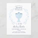 First Holy Communion Invitation - Boy Invite