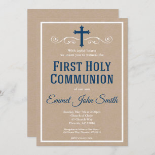 First Holy Communion Invitation, First Communion Invitation