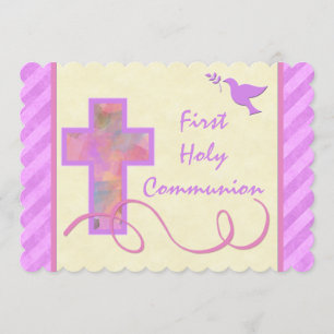 First Holy Communion Invitation for a Girl