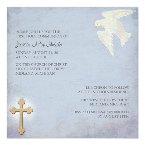 First Holy Communion Invitations