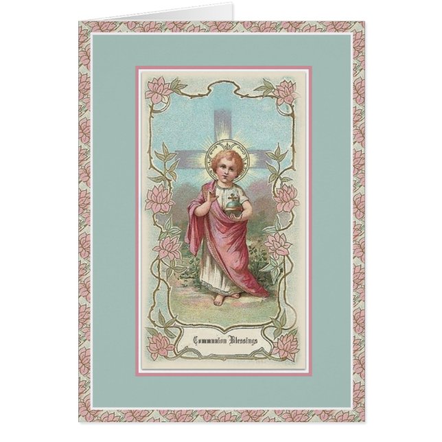 First Holy Communion Jesus Prayer  Cards (Front)