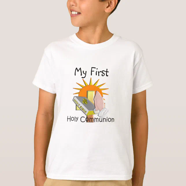 My 1st Holy Communion Dabbing Cat Gifts For Boy Girl Premium T-Shirt My 1st Holy Communion Dabbing Cat Gifts For Boy Girl Premium T-Shirt