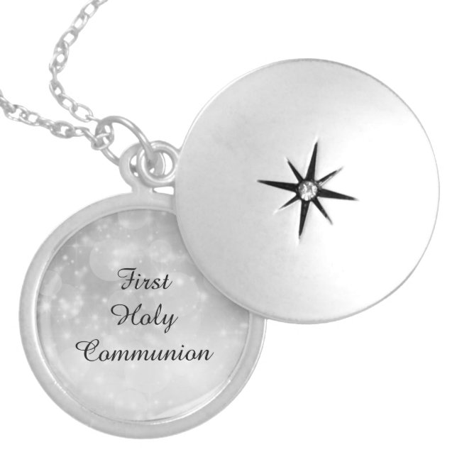 First Holy Communion Locket Necklace (Front)