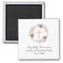 First Holy Communion Magnet Favor Pink Rose