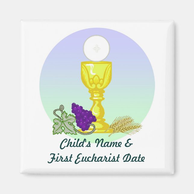 First Holy Communion Magnet Template (Front)