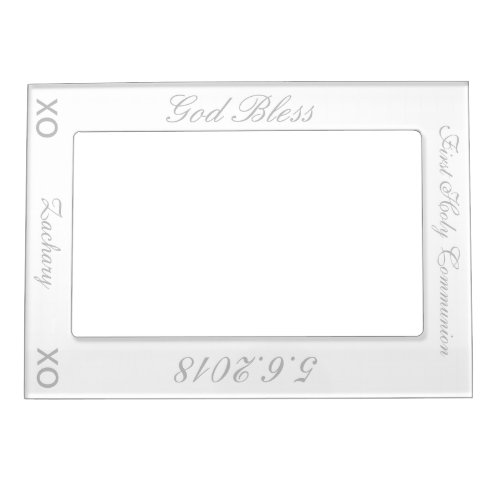 First Holy Communion Magnetic Vertical Photo Frame