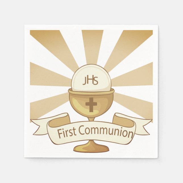 First Holy Communion   Napkins (Front)