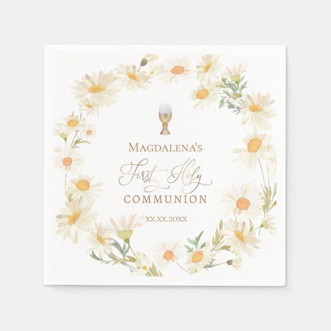 First Holy Communion  Napkins (Front)