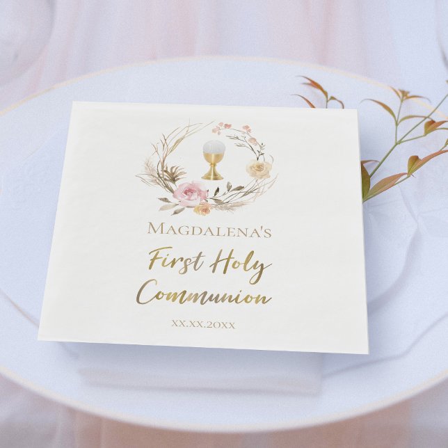 First Holy Communion  Napkins (Creator Uploaded)