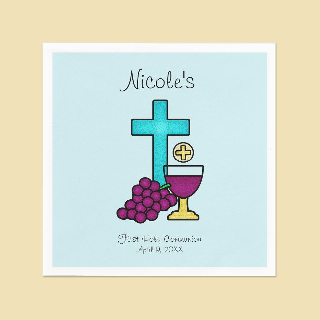 First Holy Communion Napkins (Creator Uploaded)