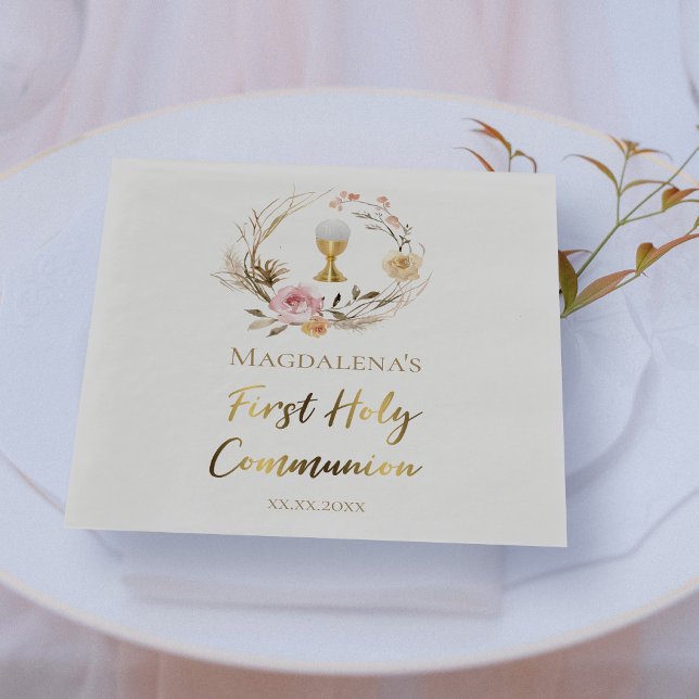 First Holy Communion  Napkins (Creator Uploaded)