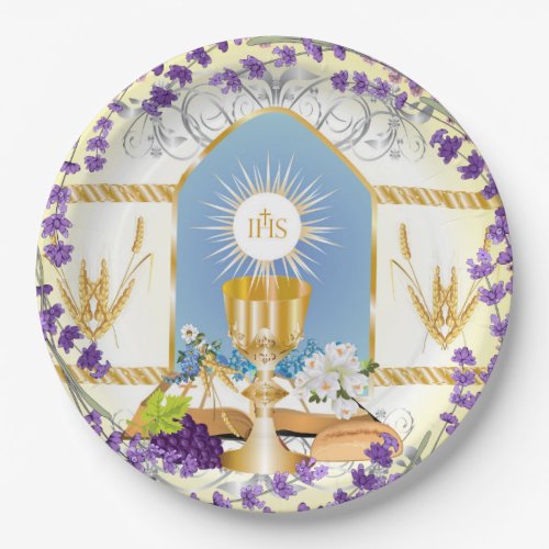 First Holy Communion  Paper Plates