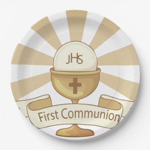 First Holy Communion    Paper Plates