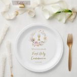 First Holy Communion Paper Plates<br><div class="desc">First Holy Communion paper plates</div>