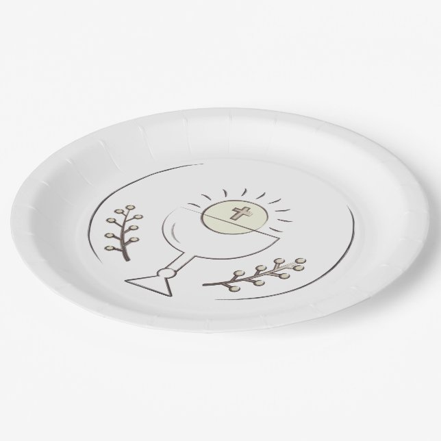 First Holy Communion    Paper Plates (Angled)