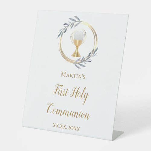 First Holy Communion Pedestal Sign