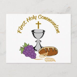 First Holy Communion Postcard