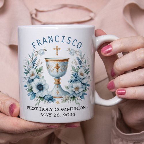 First Holy Communion Religious event Floral Coffee Mug