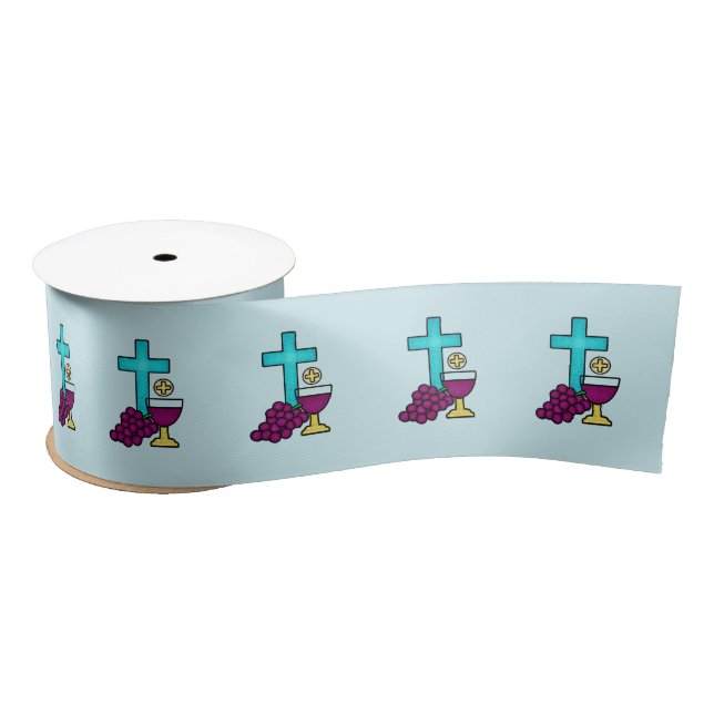 First Holy Communion Satin Ribbon (Spool)