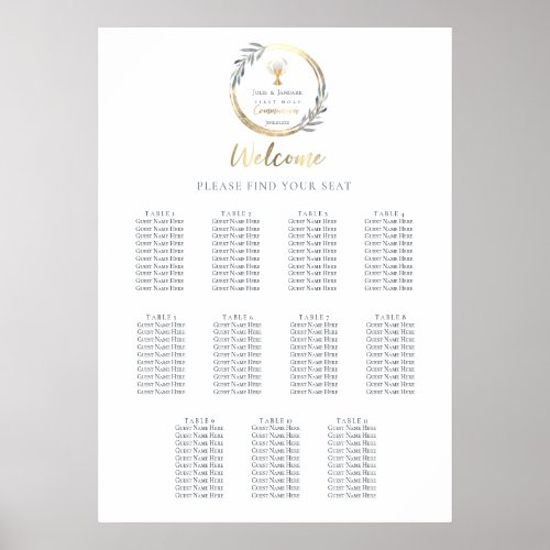 First Holy Communion seating chart