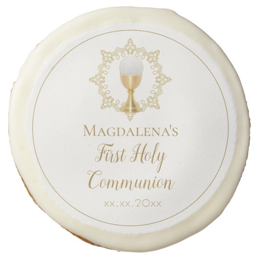 First Holy Communion  Sugar Cookie (Front)