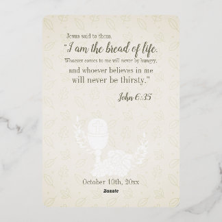 First Holy Communion Thank You Card
