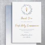 First Holy Communion thank you Card<br><div class="desc">"thank you for coming to the First Holy Communion of our son" card</div>