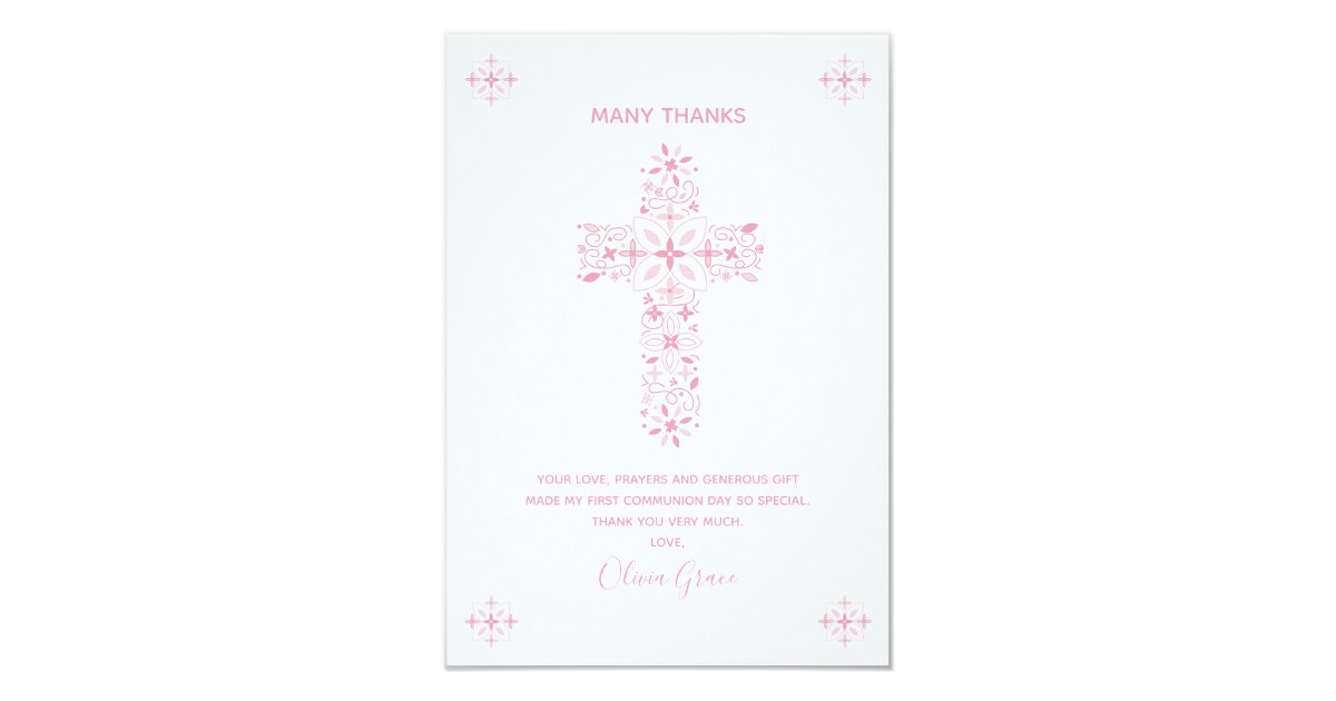 first-holy-communion-thank-you-card-custom-note-zazzle