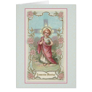 First Holy Communion Traditional Catholic Cards