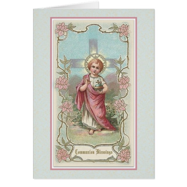 First Holy Communion Traditional Catholic Cards (Front)