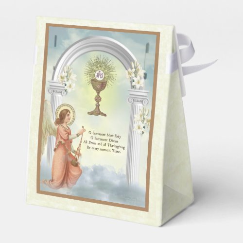 First Holy Communion Vintage Angel Religious Favor Boxes