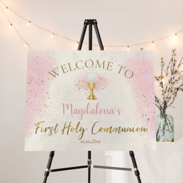 First Holy Communion welcome  Foam Board (In Situ (Stand))