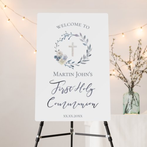 First Holy Communion welcome sign
