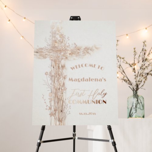 First Holy Communion  welcome sign