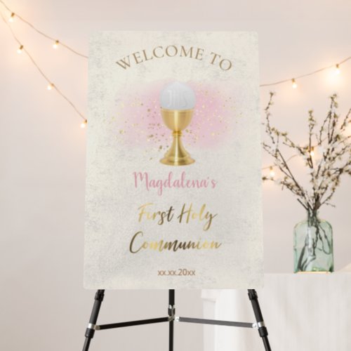 First Holy Communion welcome sign
