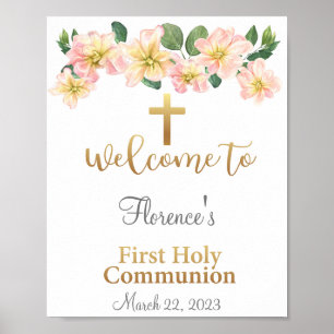 First Holy Communion Welcome Sign, Communion Sign