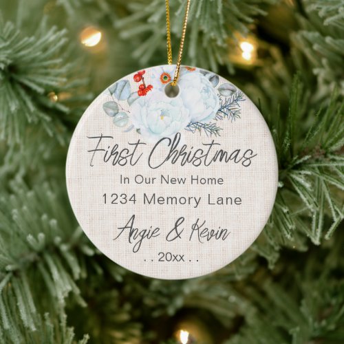 First Home Christmas Keepsake Ornament