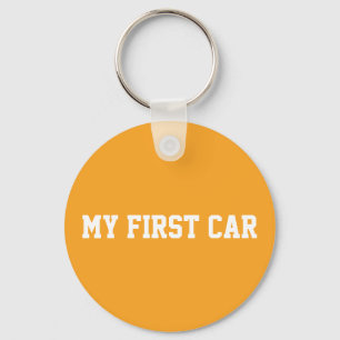 First home gingham pattern keychain