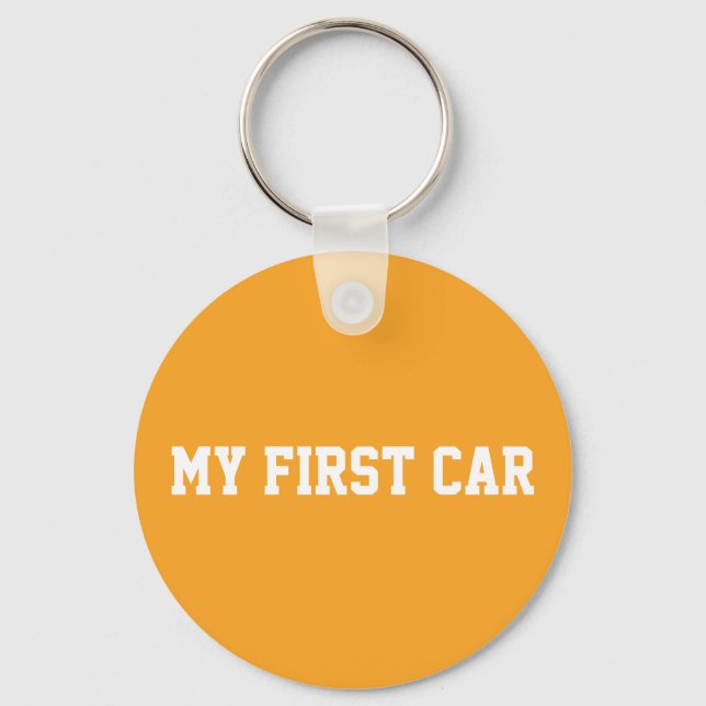 First home gingham pattern keychain (Back)