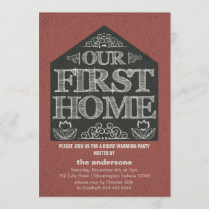 First Home House Warming Party Invitation