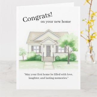 First Home Purchase Card 