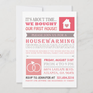 First House & Anniversary Invite
