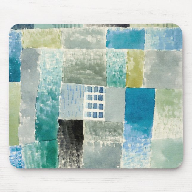 First house in a settlement (1926) by paul klee mouse pad (Front)