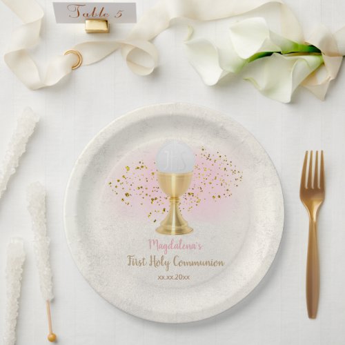 First Hoy Communion  Paper Plates