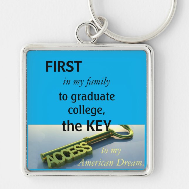 First in my Family Keychain (Front)