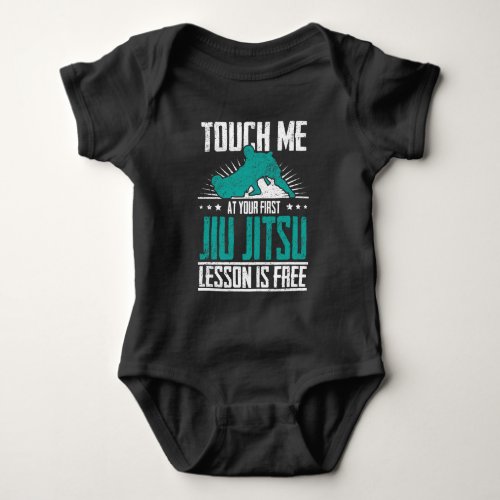 First Jiu Jitsu Lesson Is Free Brazilian BJJ Baby Bodysuit