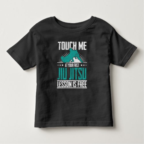 First Jiu Jitsu Lesson Is Free Brazilian BJJ Toddler T_shirt
