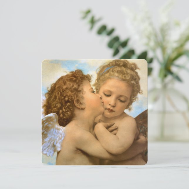 First Kiss (angel detail) by Bouguereau (Standing Front)