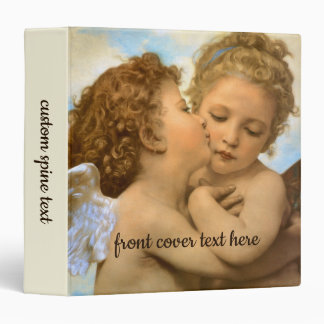First Kiss (angel detail) by Bouguereau Binder