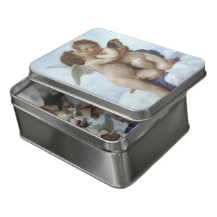 First Kiss by Bouguereau, Vintage Victorian Angels Jigsaw Puzzle